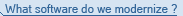 What Software do web modernize ?